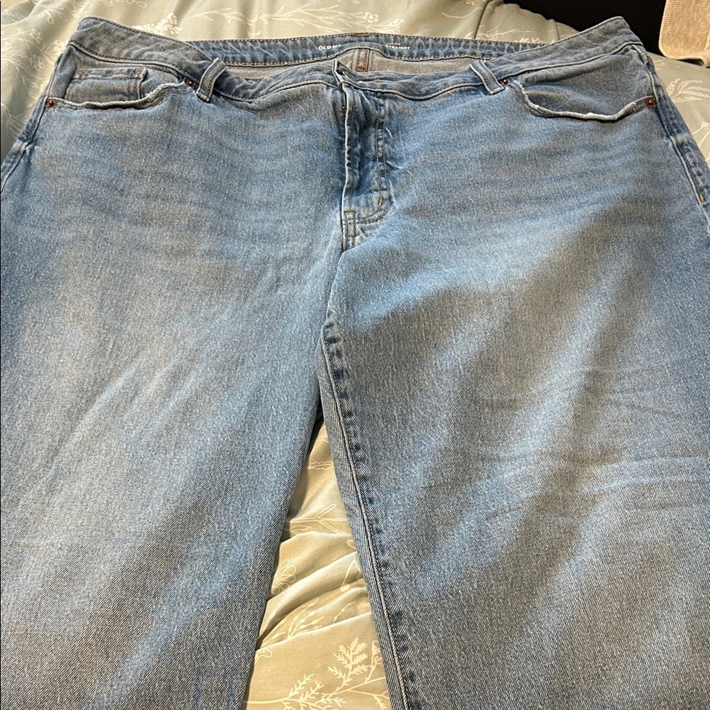 Old Navy Light Blue Relaxed Jeans